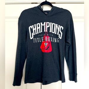 Title Boxing Black Long Sleeve Shirt